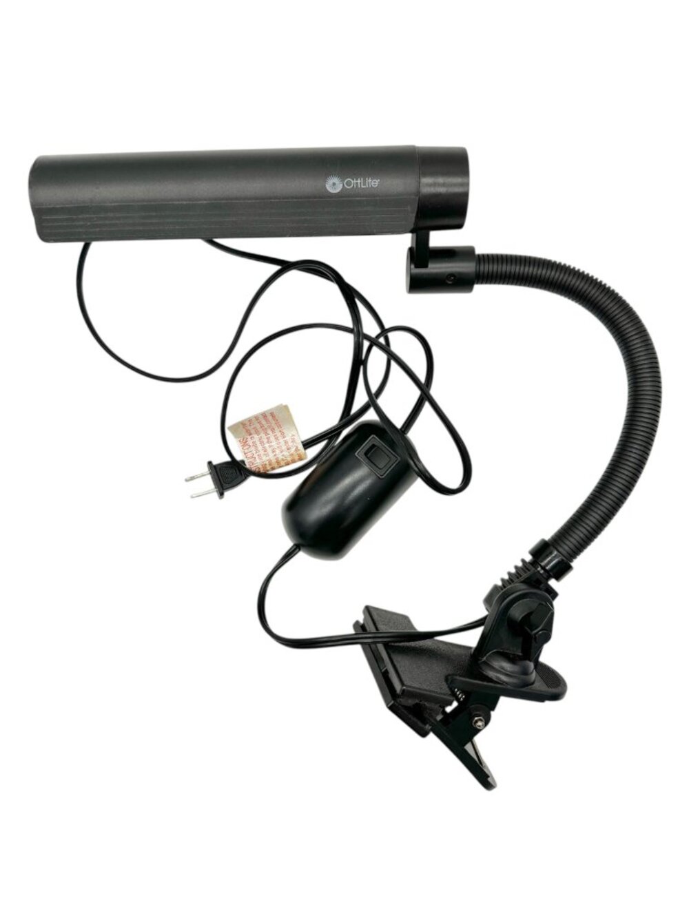 OttLite GX7909 Clip-On Task Lamp 13W Black Adjustable Flexible Arm Multiple Uses
